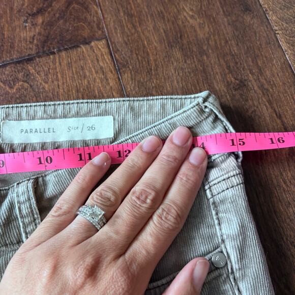 Pilcro and the Letterpress Gray Straight Leg Pants - Picture 6 of 9